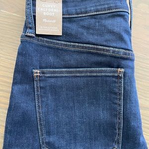 NWT Madewell Cali Demi boot denim